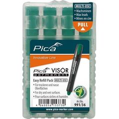 PICA Zest.zapas. wkladow do markera permanen. VISOR, przemyslowego,kolor zielony Pica