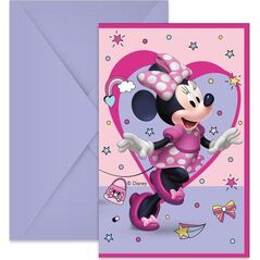 GoDan Zaproszenia Myszka Minnie Junior 6szt