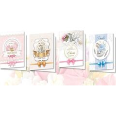 Top Graphic Karnet B6 z naklejkami hologr. Chrzest MIX (10szt)