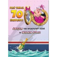 Trend Kartka okolicznościowa Urodziny 70 MF40