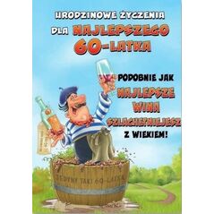 Trend Kartka okolicznościowa Urodziny 60 MF22