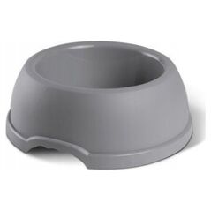 Barry King Miska plastikowa dla psów XXL, 3L, szara, śr. 32,5cm,
