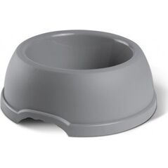 Barry King Miska plastikowa dla psów i kotów XXS, 0,2L, szara, śr. 13cm,