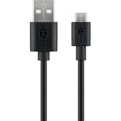 Kabel USB Goobay USB-A - microUSB 2 m Czarny (JAB-4780400)