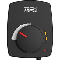 Tech Siłownik z 3-punktowym sygnałem 230V AC, czas obrotu 120s, z przewodem 1,5m czarny