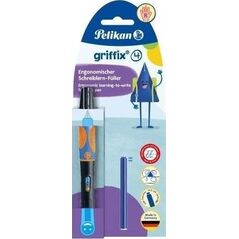 Pelikan Pióro wieczne Griffix Neon Black blister