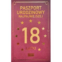 Yeku Karnet Urodzinowy 18 JCX - 034