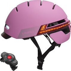 Livall Neo Smart Kask Miejski Bluetooth LED/SOS, Różowy, r. L (BH51M)