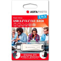 Pendrive AgfaPhoto 64 GB  (10543N)