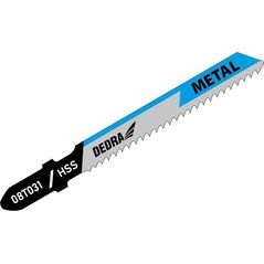 Dedra Brzeszczoty do wyrzynarki 76.5/50mm, metal, HSS, T, 2szt