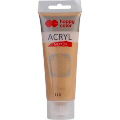 Happy Color Farba akrylowa Happy Color 75ml blade złoto metalik
