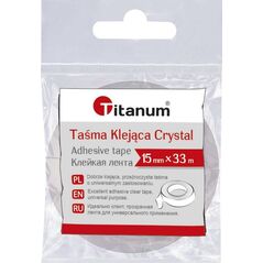 Titanum Taśma biurowa Crystal 15mm 33m Titanum