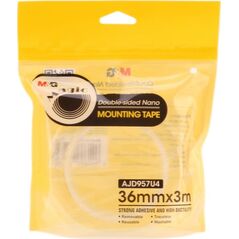 M&G Taśma montażowa Nano Tape dwustronna przeźroczysta 36mm 3m MG