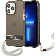 Guess Guess GUHCP13LHTSGSK iPhone 13 Pro / 13 6,1" czarny/black hardcase Translucent Stap