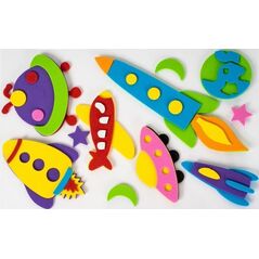 FANDY Naklejki piankowe 3D 3cm 7szt