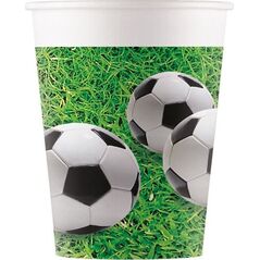 GoDan Kubeczki papierowe Football Party, 200ml 8szt