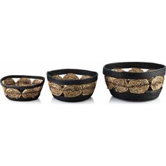 Affek Design BALI KOMPLET 3 KOSZY 30XH:15CM/27XH:13CM/21XH:9CM