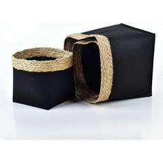 Affek Design BALI KOMPLET 3 KOSZY L31xh28cm,M28xh23 cm, S23xh20cm