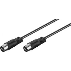 Kabel Goobay DIN - DIN 1.5m czarny (JAB-856811)