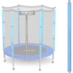 Neo-Sport Słupek górny do trampoliny z siatką zewnętrzną 4,5 ft niebieski Neo-Sport