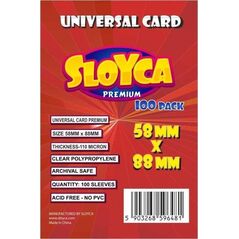Sloyca Koszulki Universal Card Premium 58x88mm (100szt)