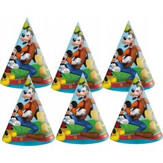 GoDan Czapeczki papierowe Mickey Rock The House 6szt