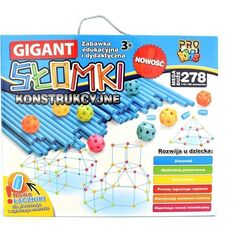 Pro Kids Słomki konstrukcyjne Gigant 278 elementów