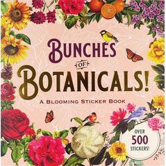 Peter Pauper Press Książka z naklejkami Botanical 500szt