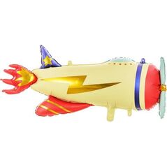 PartyDeco Balon foliowy Samolot, 91x39cm one size
