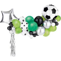 PartyDeco Girlanda balonowa - Piłka, mix, 150x126cm one size