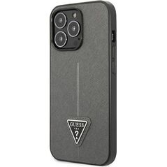 Guess Guess GUHCP13XPSATLG iPhone 13 Pro Max 6,7" srebrny/silver hardcase SaffianoTriangle Logo