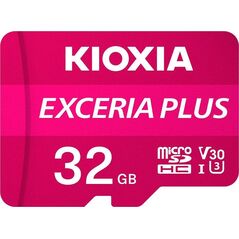 Karta Kioxia Exceria Plus MicroSDHC 32 GB Class 10 UHS-I/U3 A1 V30 (LMPL1M032GG2)