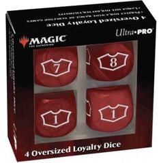 Ultra-Pro Ultra-Pro: Magic the Gathering - Moutain - 22 mm Deluxe Loyalty Dice Set