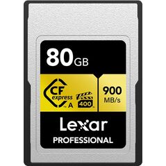 Karta Lexar Professional Gold CFexpress 80 GB  (LCAGOLD080G-RNENG)
