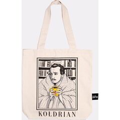 Nadwyraz.com Torba bawełniana ecru Kołdrian