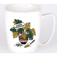 Nadwyraz.com Kubek ceramiczny bia³y Czasem przesadzam (494123) - 5901005004060
