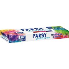 Oxford Farby plakatowe Oxford 12+2 kolory 20ml
