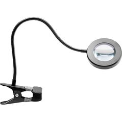Activeshop LAMPKA LUPA LED SNAKE RING NA BIURKO CZARNA