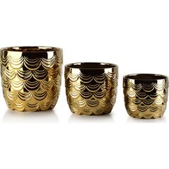 Affek Design NEVA Komplet 3 doniczek                 XL20xh20cm L16xh12.5cm M13xh10cm