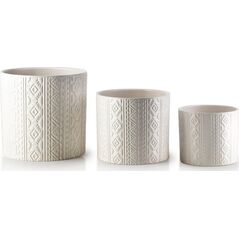 Affek Design NEVA Komplet 3 doniczek                 XL19.5xh19cm L16xh14cm M13.5xh12cm