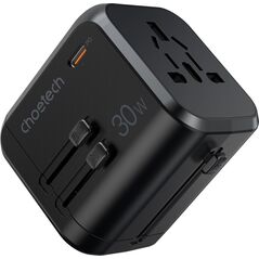 Choetech PD5008-BK 3x USB-A 1x USB-C 3 A (6932112102010)