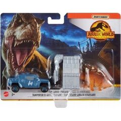 Mattel Pojazd Matchbox Jurassic World Transporter Dinozaur?w Stegosaurus Claw Carrier