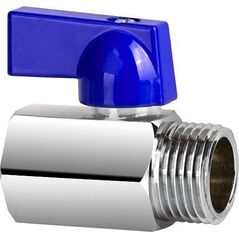 UN Zawór kulowy 1/2' Mini WZ Chrom Zimna