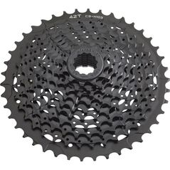 Microshift Kaseta MICROSHIFT XLE 10.rzędowa, Stalowa, Kompatybilna z Shimano, 11-13-15-18-21-24-28-32-36-40, Czarna (NEW)