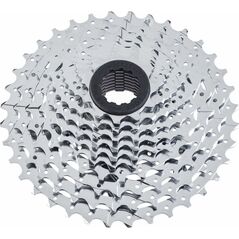 Microshift Kaseta MICROSHIFT R10/XLE 10.rzędowa, Stalowa, Kompatybilna z Shimano, 11-12-13-15-17-19-21-24-28-32, Chrom (NEW)