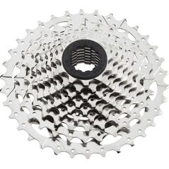 Microshift Kaseta MICROSHIFT R9/MARVO, 9.rzędowa, Stalowa, Kompatybilna z Shimano, 11-13-15-17-19-21-24-28-34, Nikiel (NEW)