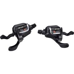 Microshift Manetki MICROSHIFT XLE, Para, 10.rzędowe(3x10), Kompatybilne z Shimano, Xpress Trigger, Optyczny Wskaźnik Przełożeń (NEW)