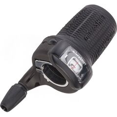 Microshift Manetka MICROSHIFT INTER 3, Prawa, 3.rzędowa, Kompatybilna z Shimano, Twist Shifter, Optyczny Wskaźnik Przełożeń (NEW)