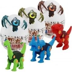 Trifox Figurka Dinozaur do skręcania w jajku MIX