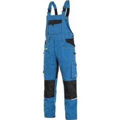 SPODNIE CXS OGRODNICZKI STRETCH NIEBIESKO-CZARNE ROZMIAR 54